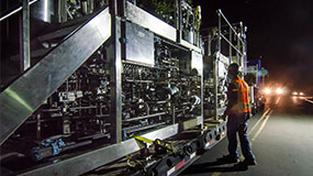 San Diego, CA Heavy Machinery Movers | Night Time Long Haul